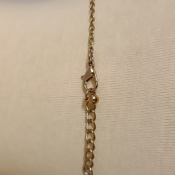 Yellow and Green Floral Design Statement Necklace - Picture 9 of 9